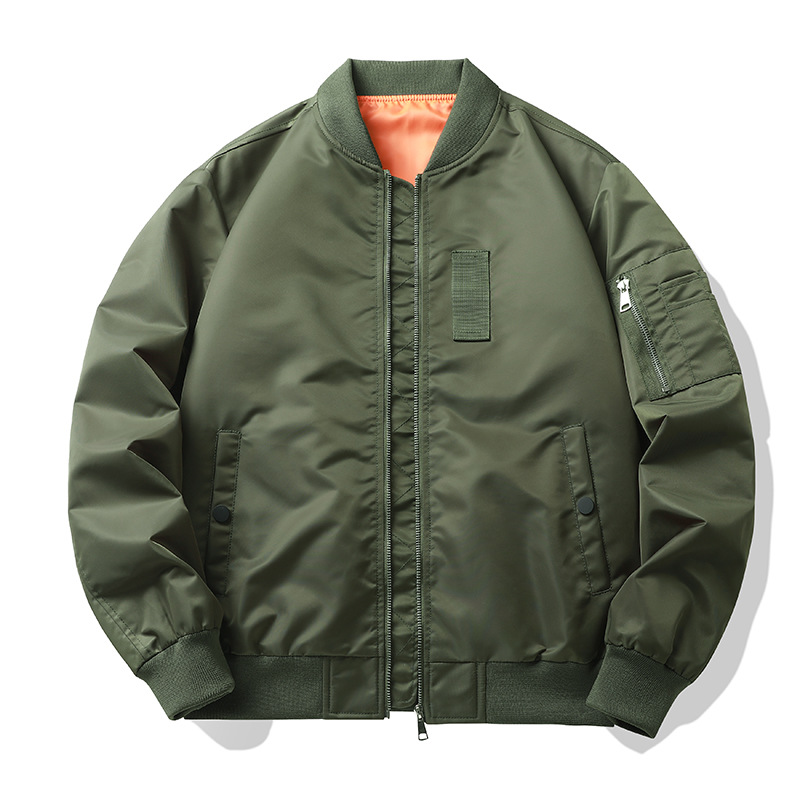 Cross-Border Baseball Uniform American Retro Pilot Jacket Men's Spring and Autumn Trendy Loose Stylish Streetwear Workwear