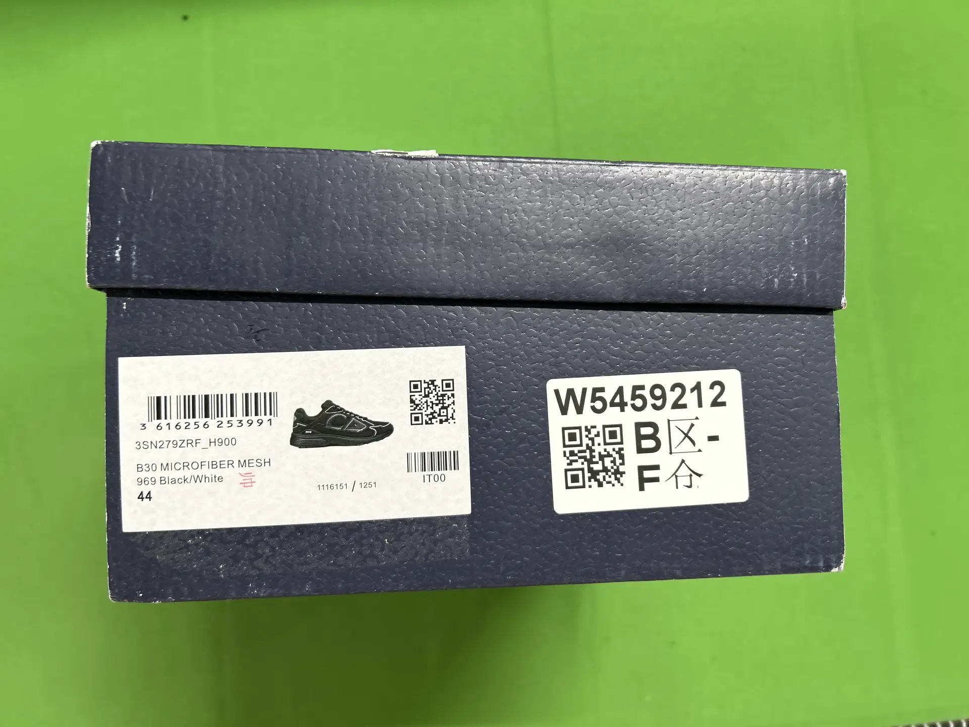 B30 MICROFIBER MESH 969 Black/White