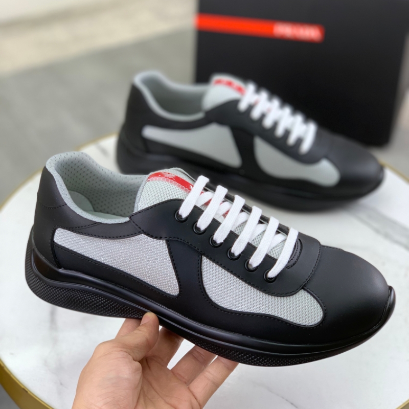 High-Quality Guangzhou-Made Original Box P Brand New Leather and Canvas Lace-Up Breathable Casual Sneakers Foreign Trade Men's Shoes QC-foto från 1688 på Qualit.ly