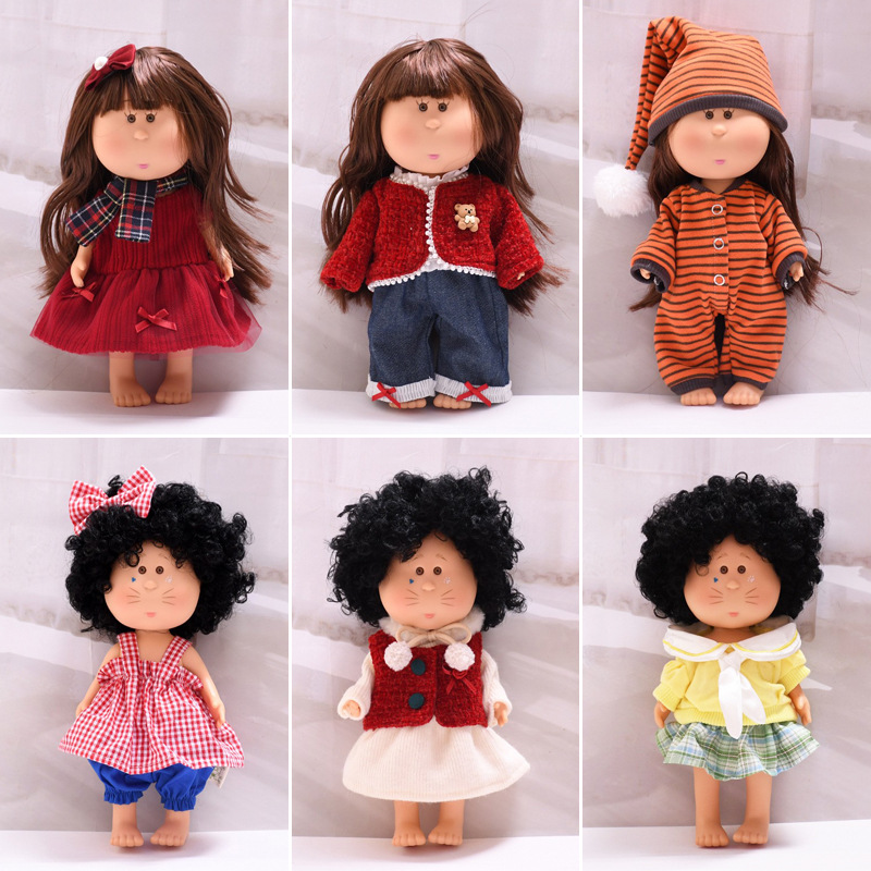 Only the Clothes] Spanish Mia Potato Doll Clothes 24cm Mia Doll Outfit Changeover Overalls and Skirt Set