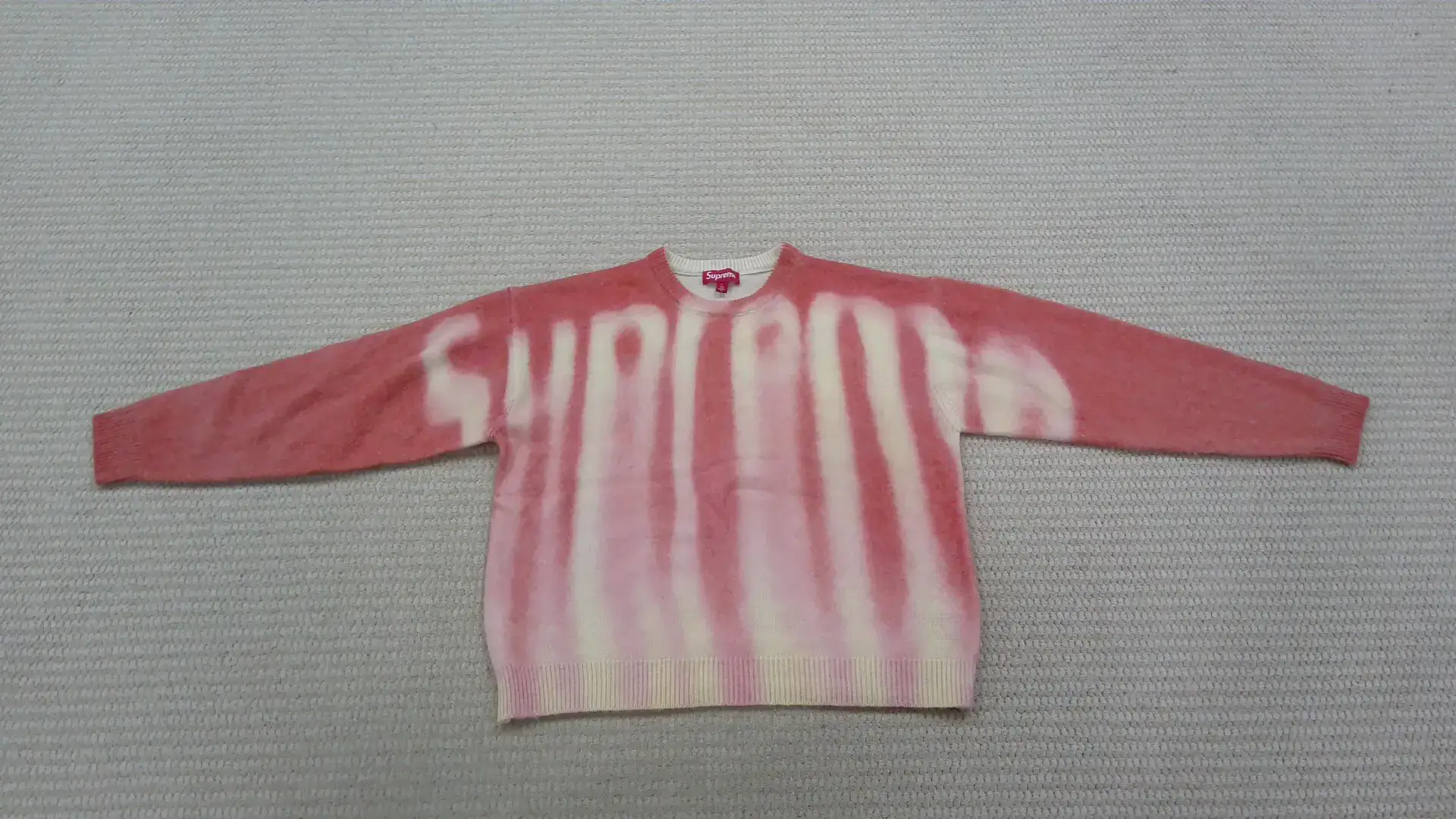 Supreme Brushed Mohair Sweater Pink