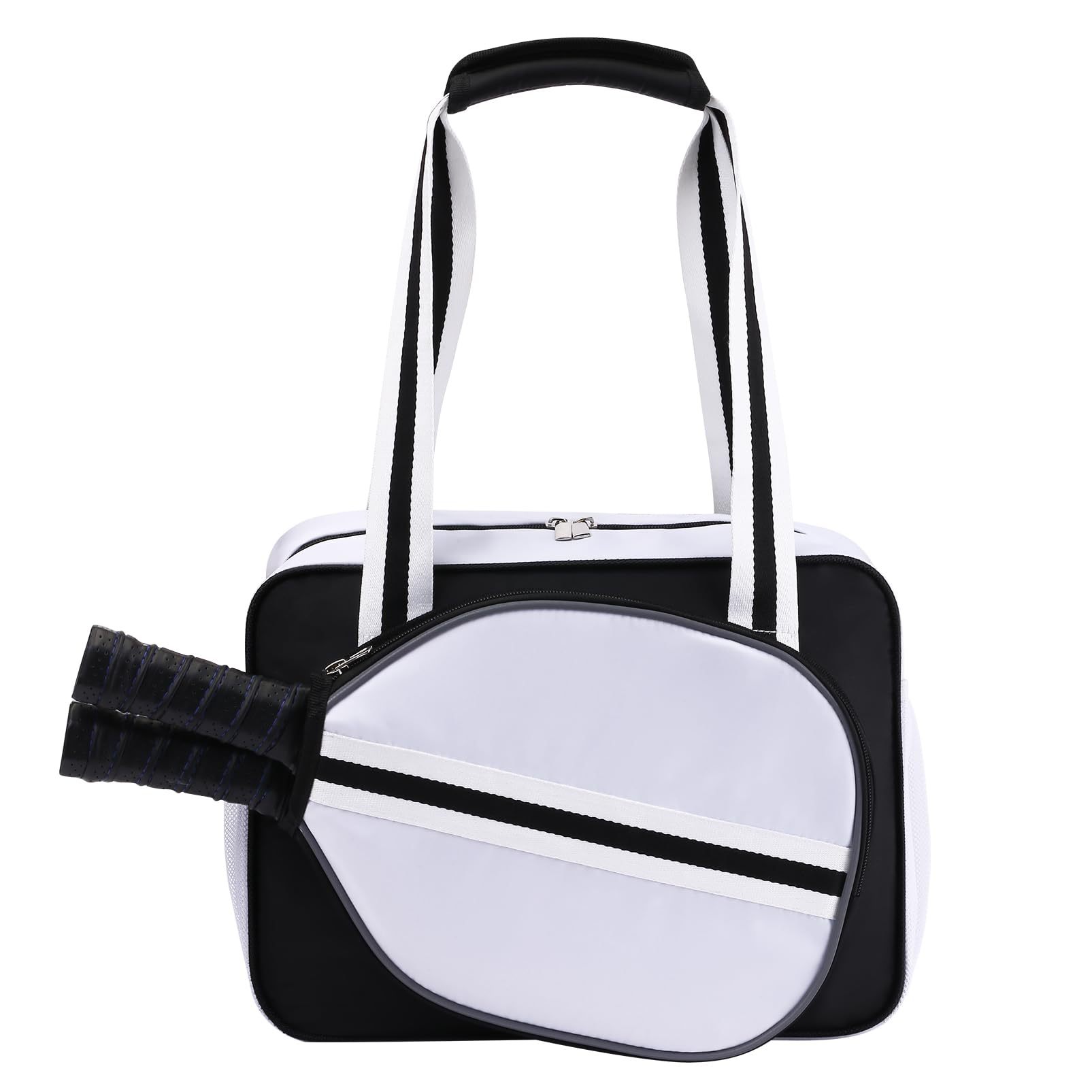 Cross-Border Customized Outdoor Sports Pickleball Bag Nylon Court Shoulder Bag Adjustable Shoulder Strap Crossbody Handbag