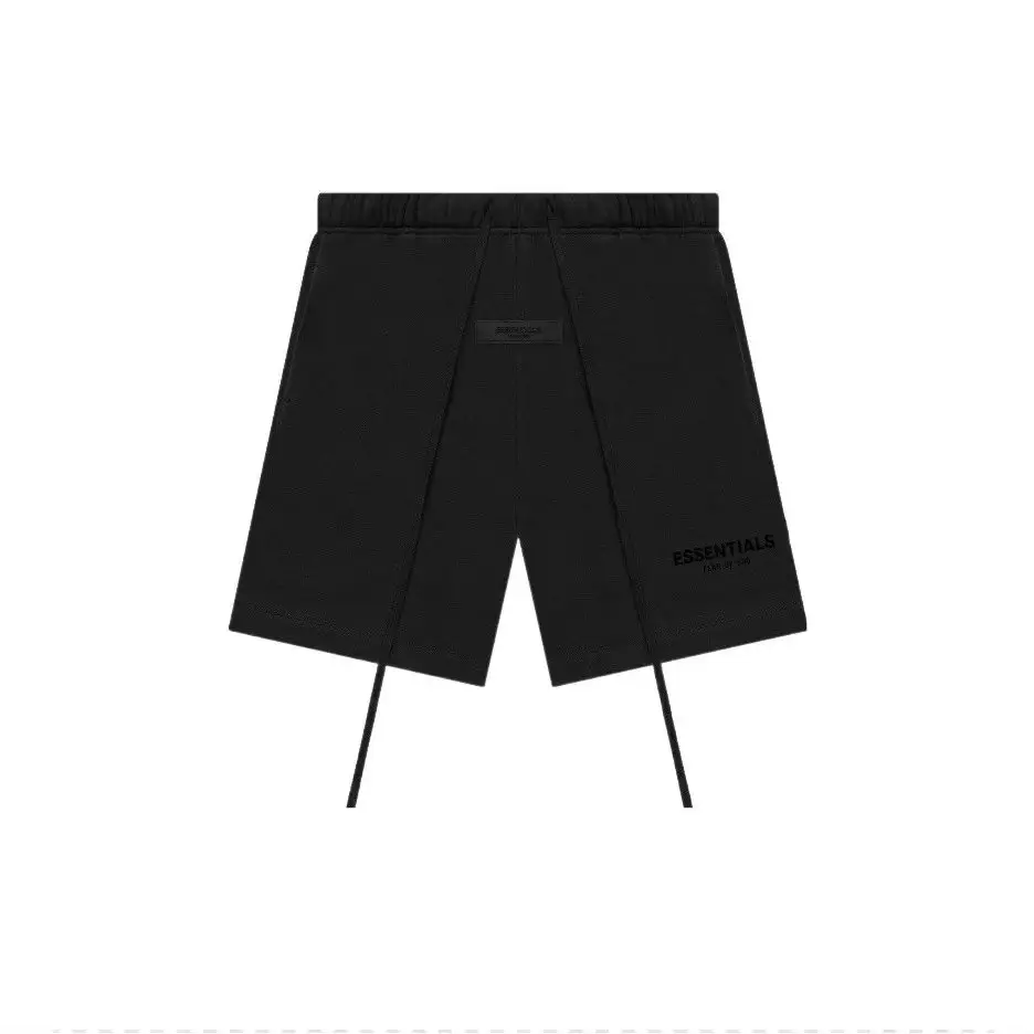 ss22-Essentials小标植绒薄款五分短裤SHORT