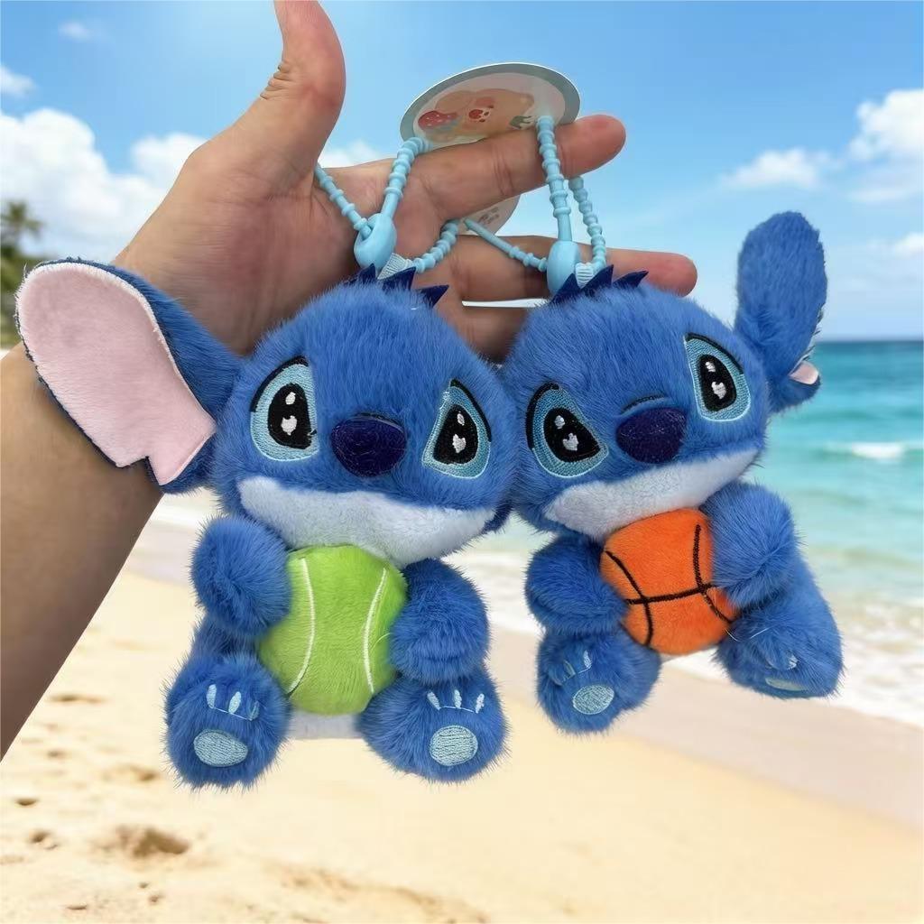 Disney Stitch Plush Pendant Ins-Style Student Couple Bag Charm Accessory Holiday Gift Keychain