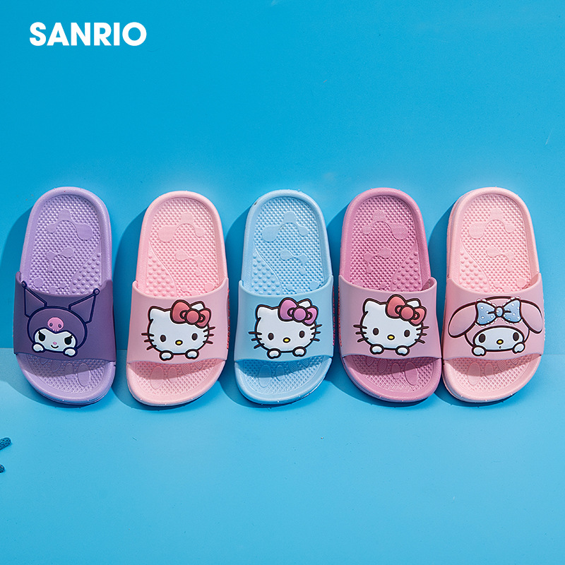 Sanrio Slippers New Summer Children's Non-slip Soft Bottom Indoor Home Cute Cartoon Baby Outer Wear Beach Shoes