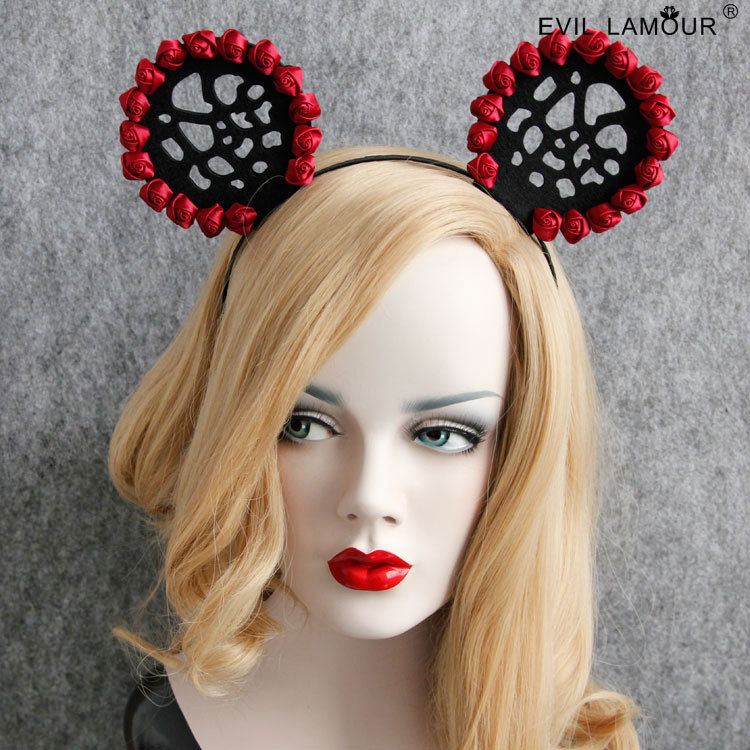 Mickey ear headband Christmas festival party sexy stage catwalk photo bridal jewelry wholesale FG-18
