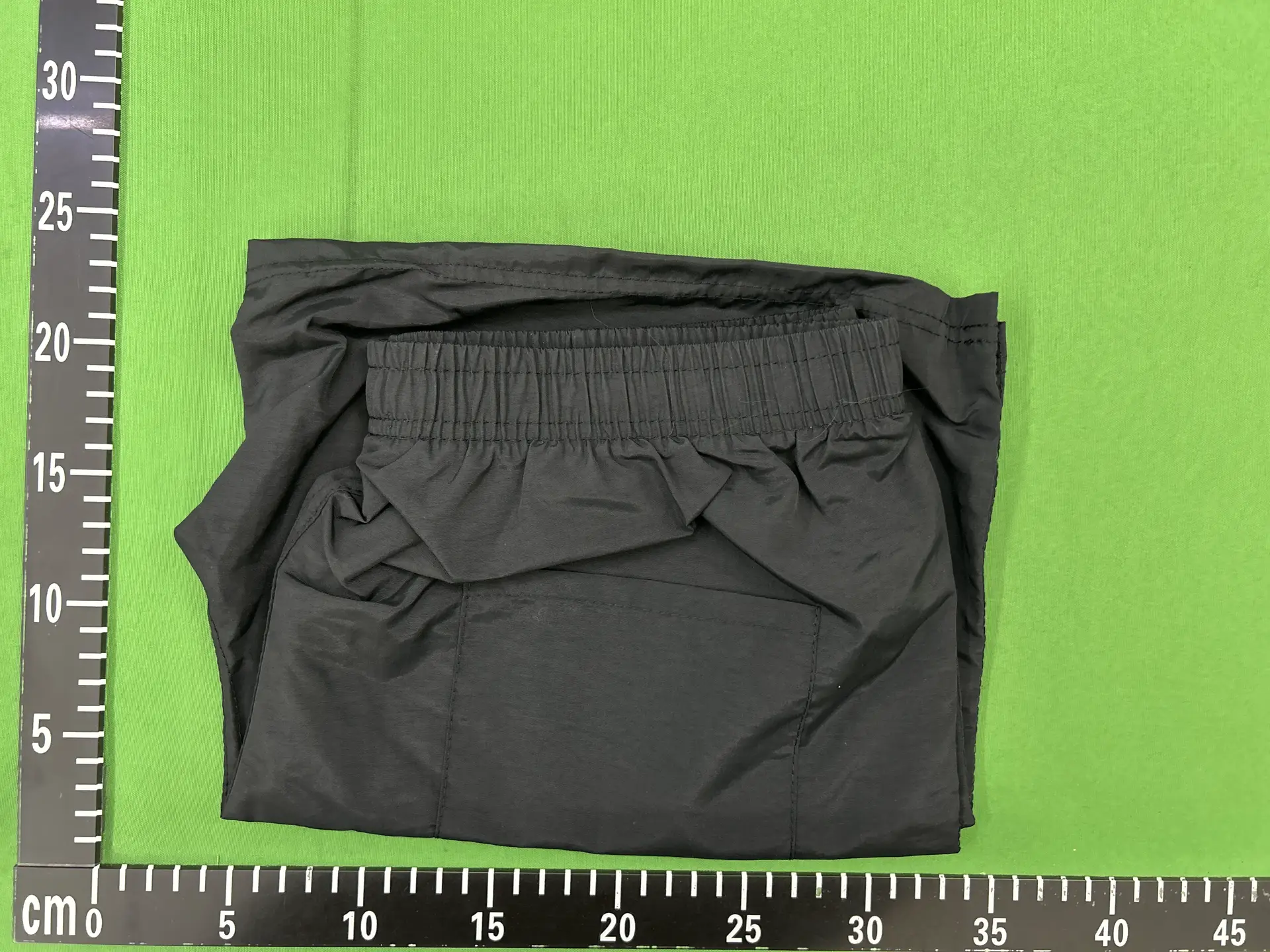 Black casual shorts