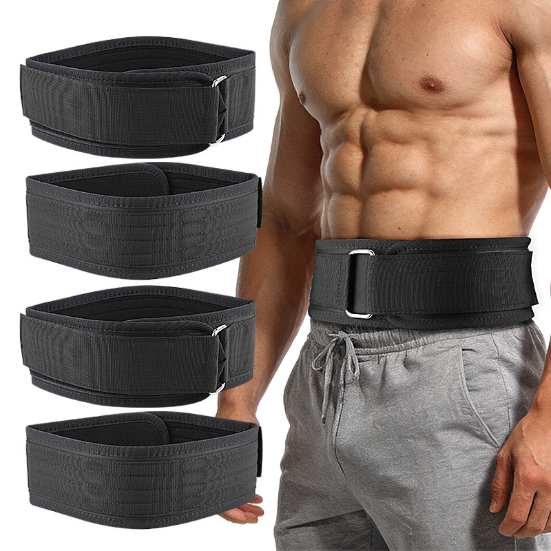 New Straight Eva Fitness Men's and Women's Squat Weightlifting Waist Protector Adjustable Pressurized Velcro Support Belt