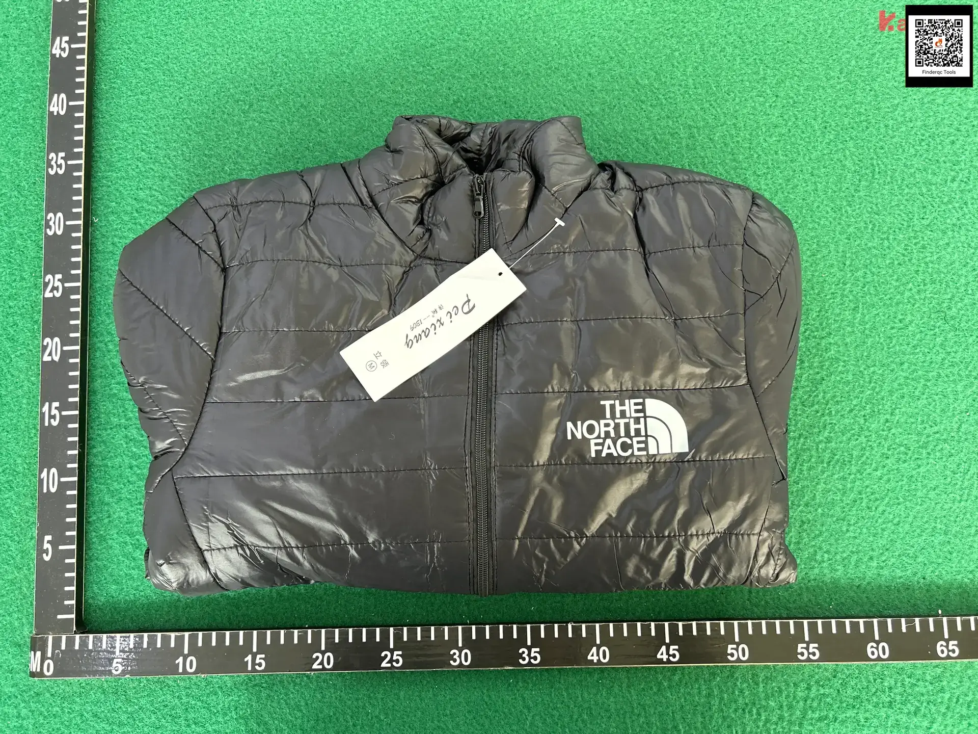 The North Face black puffer jacket