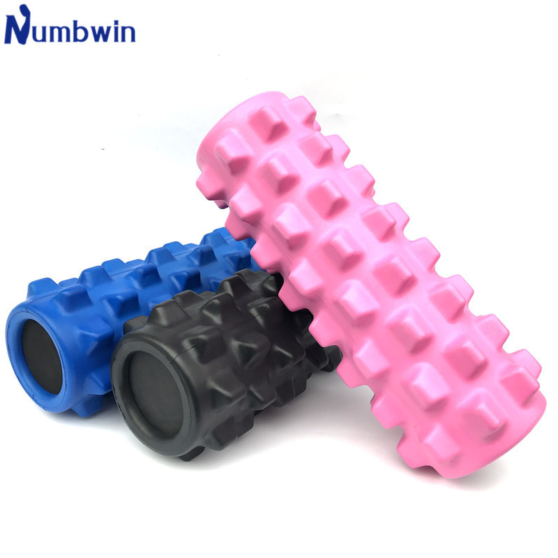 33x 13 solid Langya stick yoga column fitness foam shaft muscle relaxation massage roller Mace roller