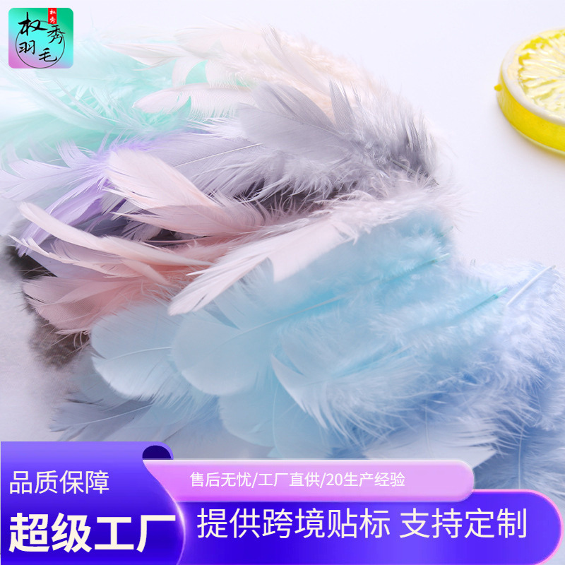 A large number of in stock color women hair diy feather dream catcher cat toy accessories crafts decoration materials