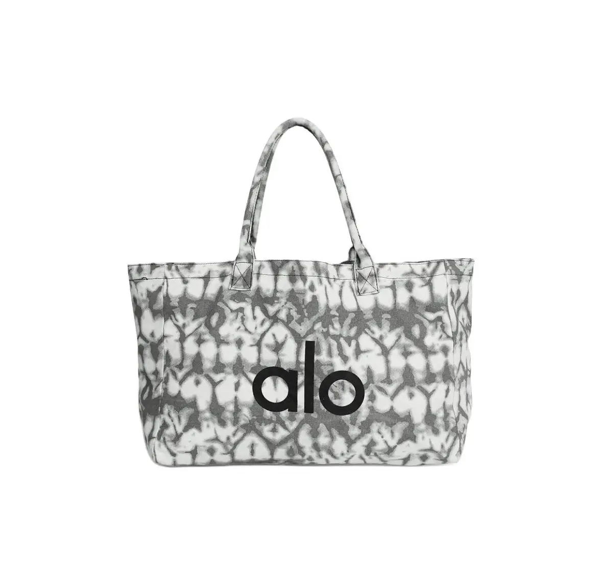 原单无售后 alo yoga 手提瑜伽包 tote 迷彩灰/米白