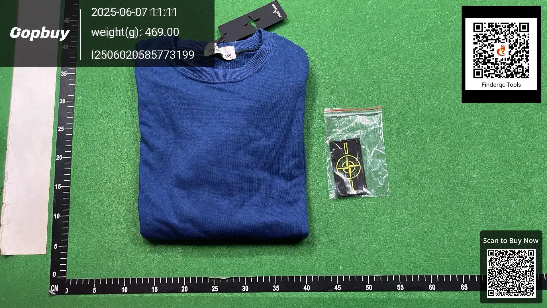 Stone Island Crewneck Sweatshirt Blue