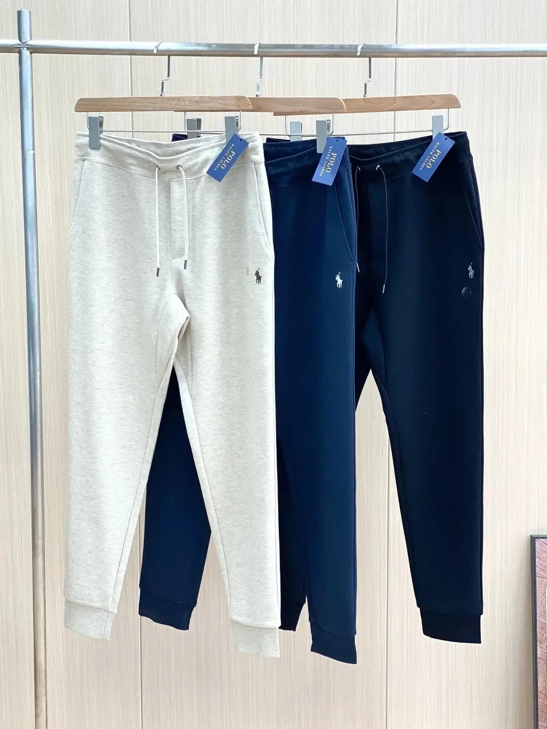 RLSports and leisure pants, sweatpants RL 双面针织束脚卫裤A