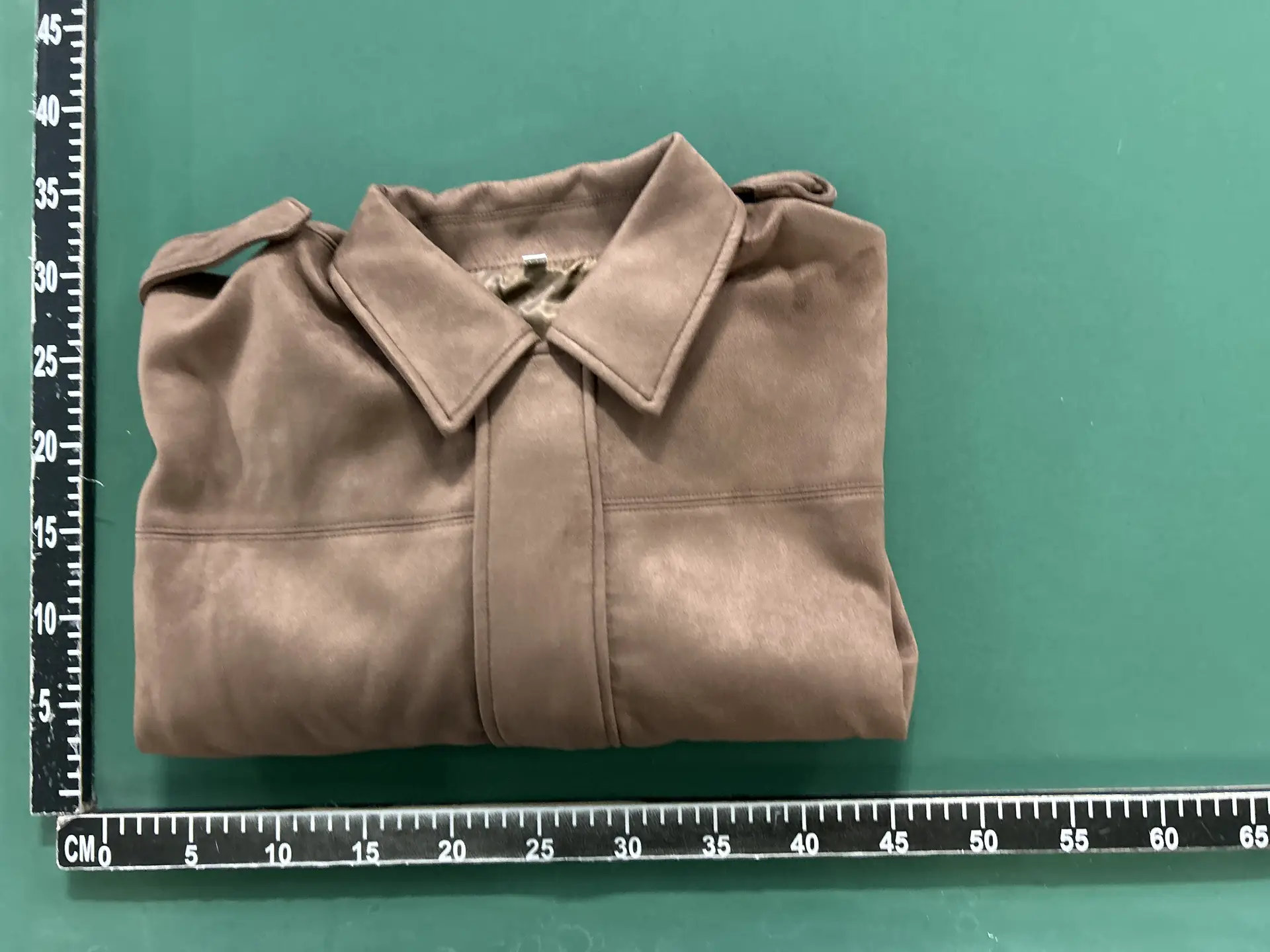 Autumn New Product: Women's Bat Sleeves, Flip Collar, Suede Texture Effect, Pilot Jacket, Coat 4344155