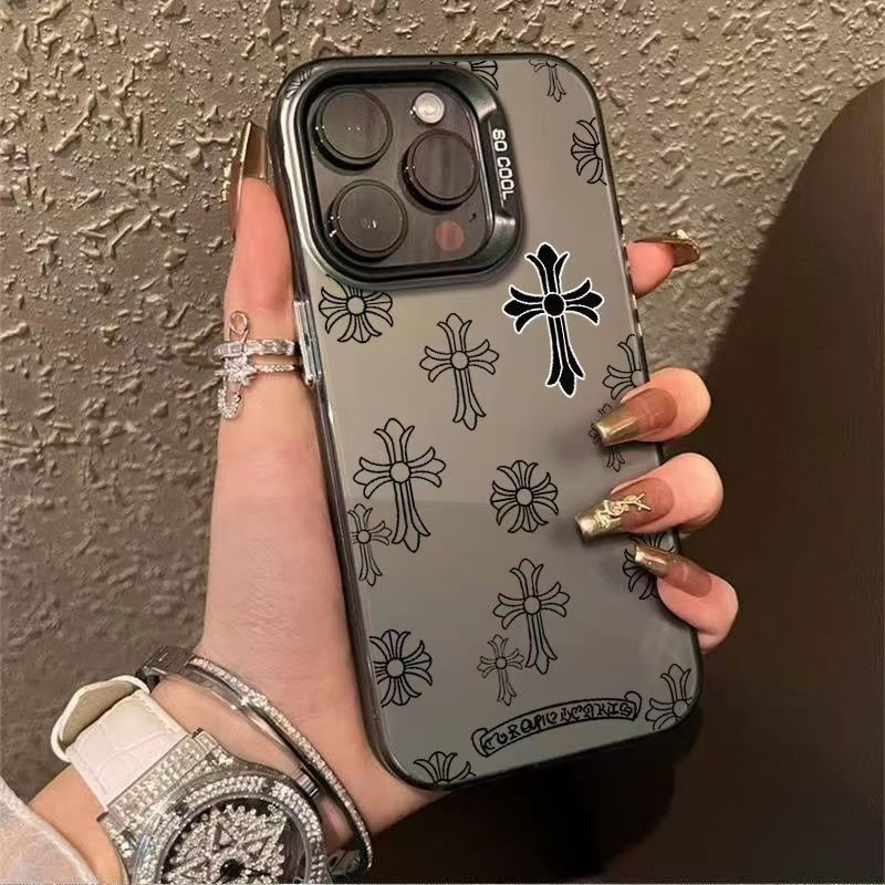 Trendy Cross Design Suitable for Apple iPhone 17/16/15/14/13 Pro Max New Models 12/11 Phone Case