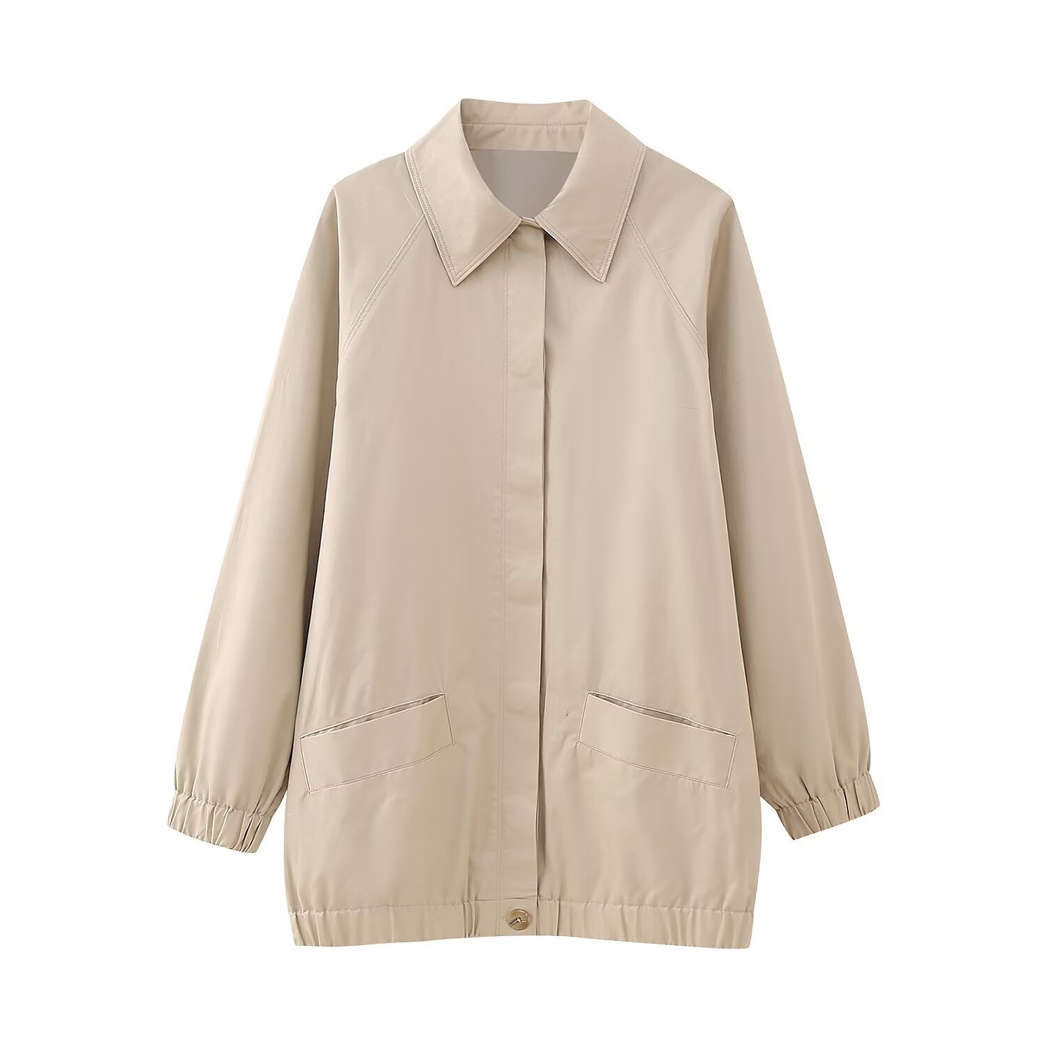 Foreign Trade Wholesale Summer New European and American Style Long Pilot Lapel Jacket 9929228