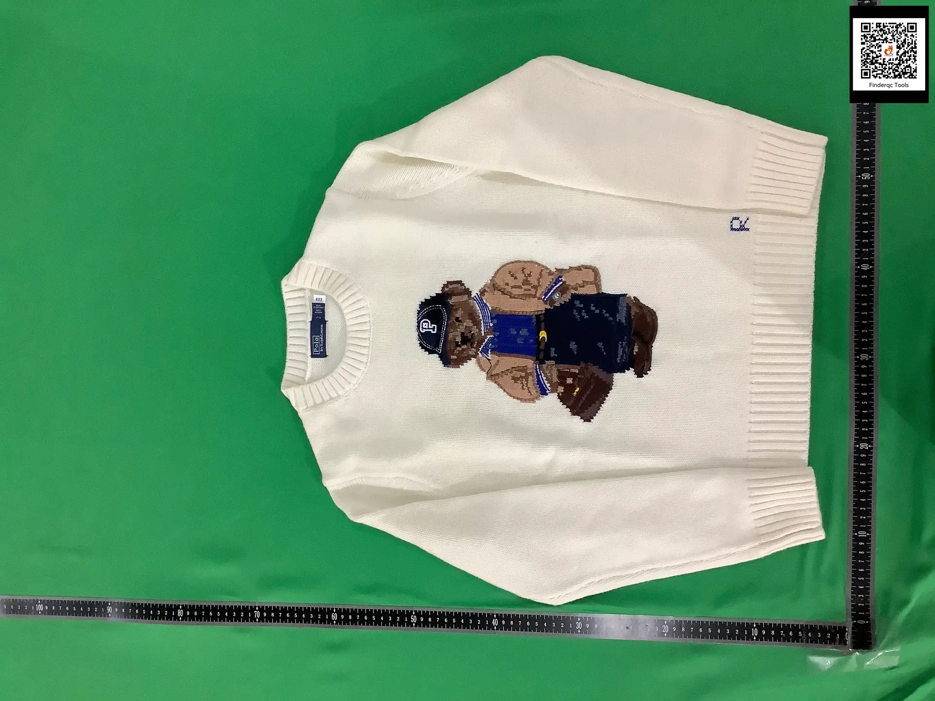 High Quality ~ 90 Wool 10 Cashmere Heavy Industry Bear Embroidery Age-Reducing College Old Money Style round Neck Long Sleeve Sweater