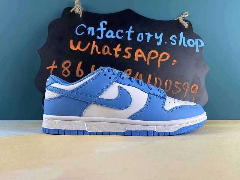 H36 N1ke Dunk Low UNC=DD1391-102 Foto QC de WEIDIAN na Qualit.ly