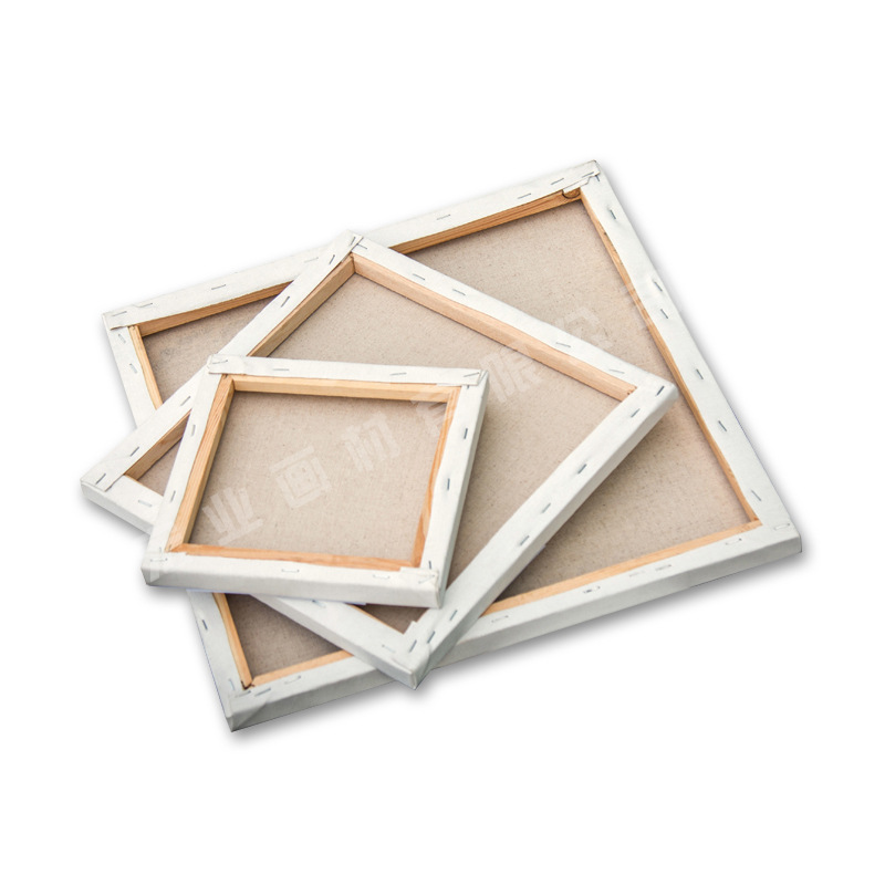 Oil painting frame linen 30X40 finished oil canvas frame wholesale linen frame white cloth oil painting inner frame custom oil painting frame