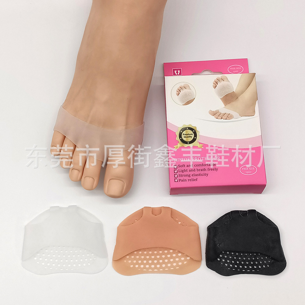 Hot Selling hot honeycomb front Palm cover silicone half size pad women's high heel shoes breathable invisible non-slip mat front sole pad