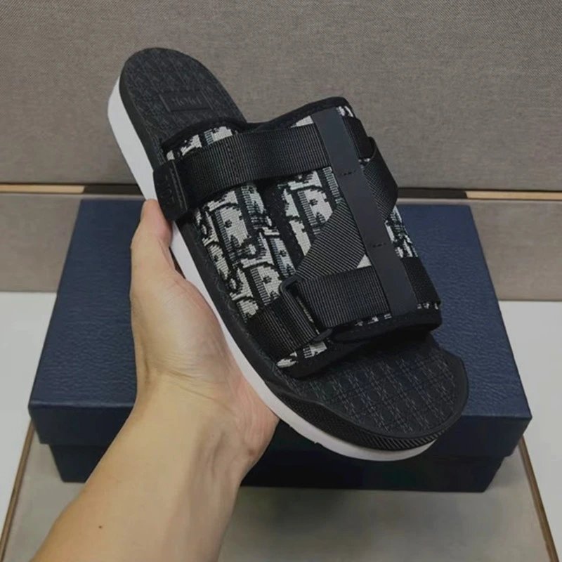 迪*牛仔布拖鞋*高品质