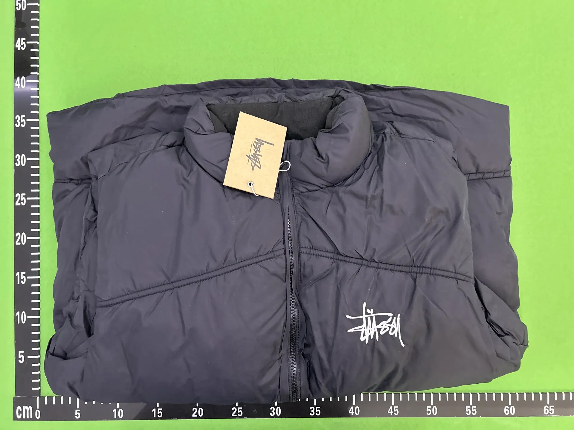 Stussy Puffer Jacket Black