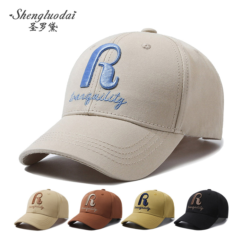 Children's version cap baseball hat men's and women's four seasons letter embroidery Korean sun hat outdoor leisure sun hat