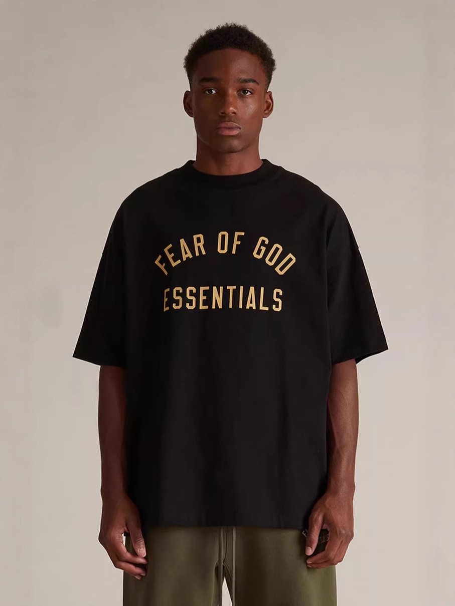 Fog New Essentials Zone 24Fw Back to Campus Trendy Brand Te Round Neck Straight Short-Sleeved T-Shirt for Men and Women