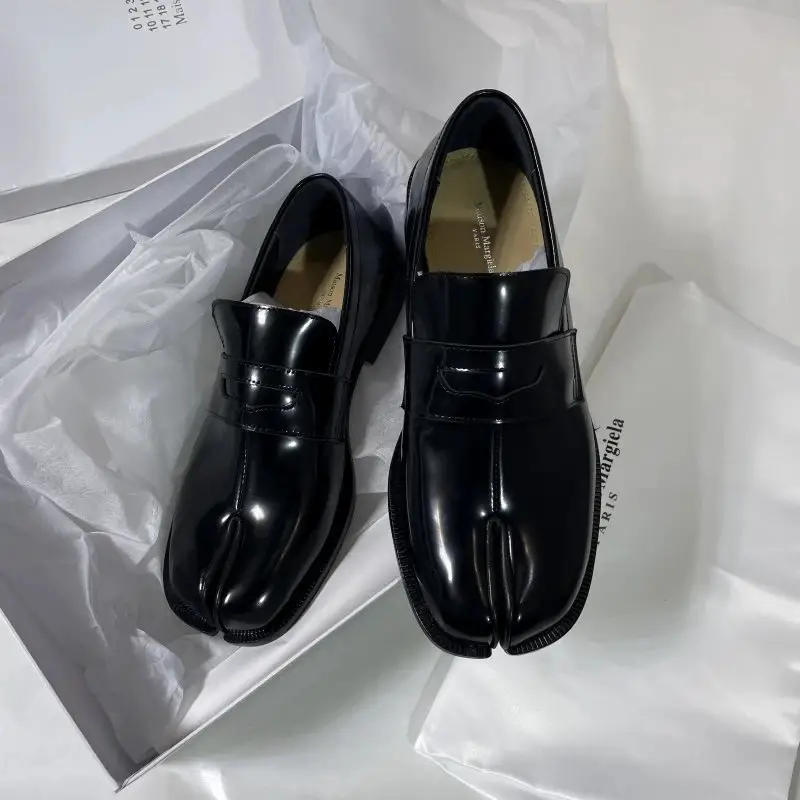 Leather Flat Couple Shoes-XW-1