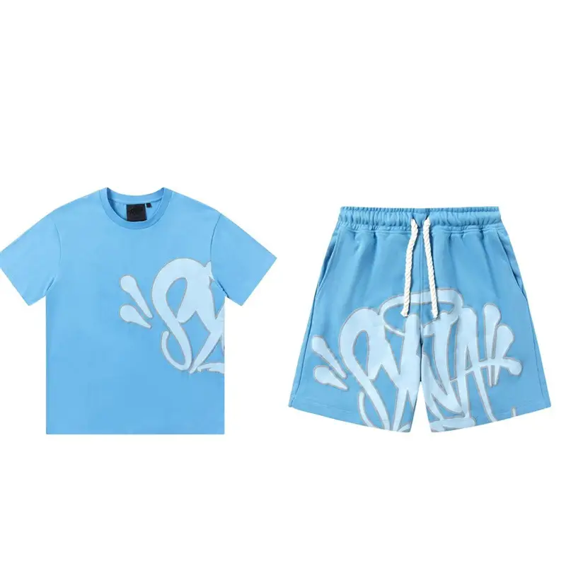 “Complete Matching” Mechao Drill Syna World Street Foam Print Short Sleeve T-Shirt shorts Suit