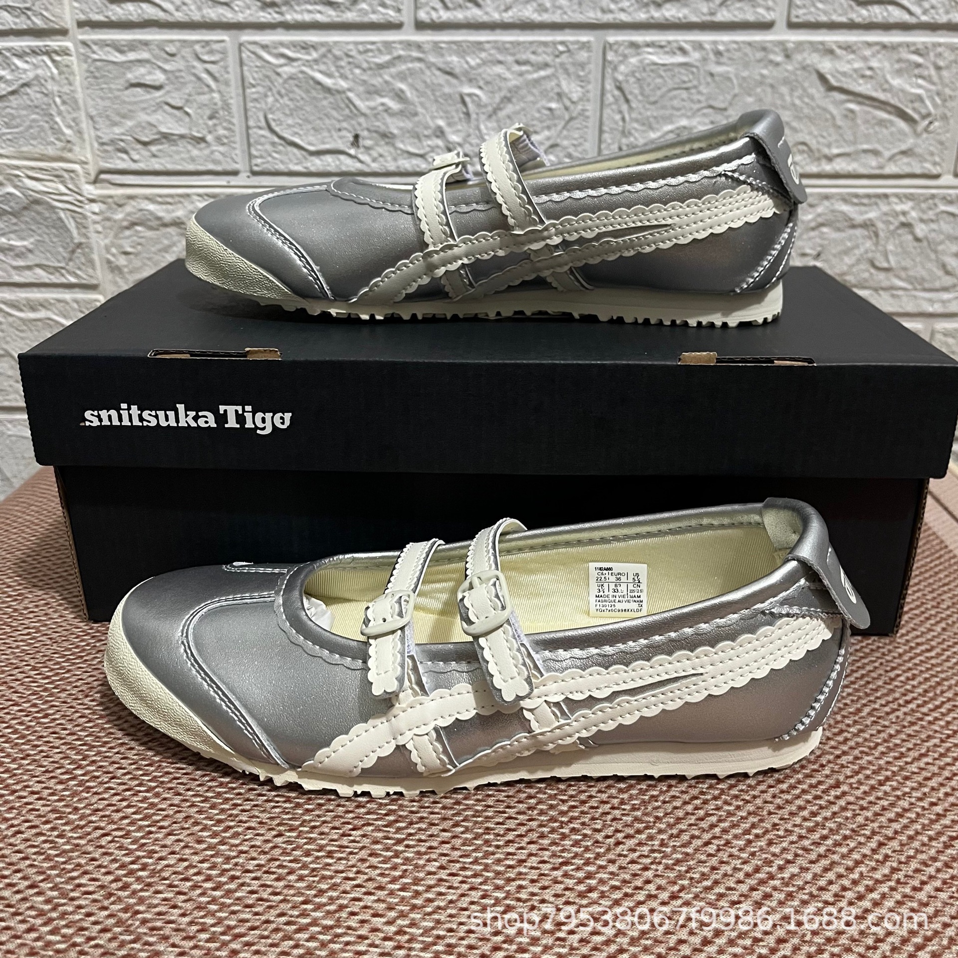 Putian Shoes Tiger Onitsuka Tiger Ballet Shoes Women's Flat Shallow Mouth Single Shoes Classic Flat Forrest Gump Shoes Bruce Lee Foto QC da 1688 su Qualit.ly