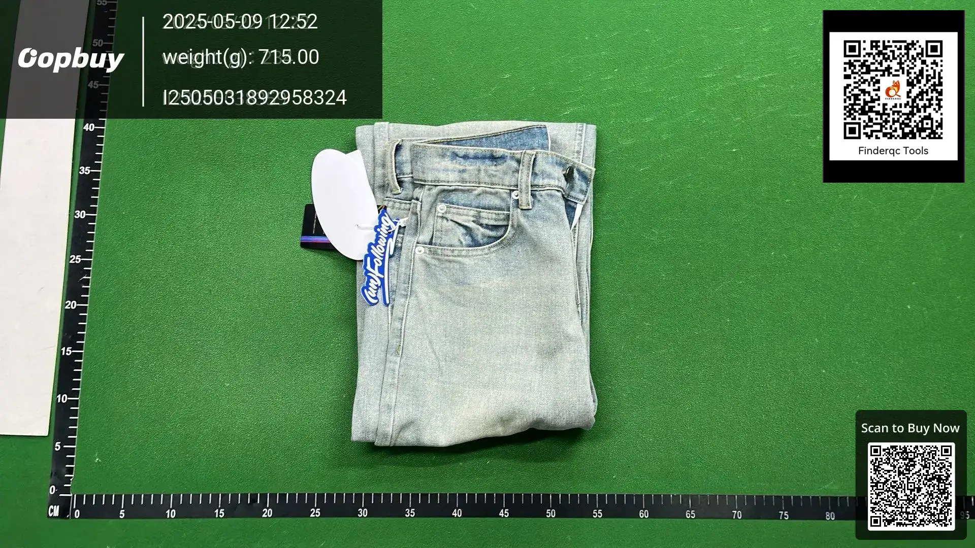 UNF 2025 Spring and Summer New CleanFit Cotton Washed White Old Straight Jeans Casual All-match Pants