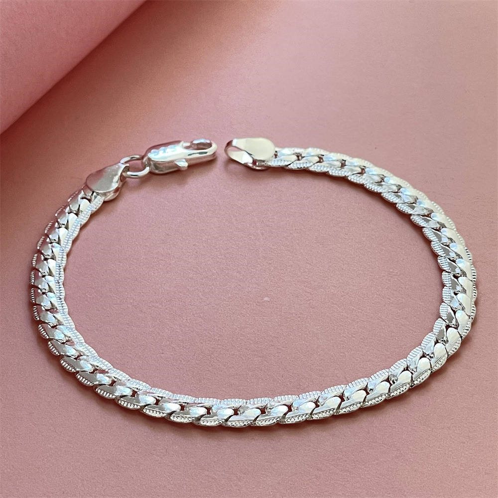Foreign trade jewelry silver plated car lace bracelet popular bracelet in stock wholesale