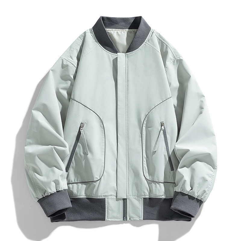 2025 Spring New Fashionable Baseball Collar Jacket Jacket Men's Fashion Casual All-match Handsome Spring Clothes