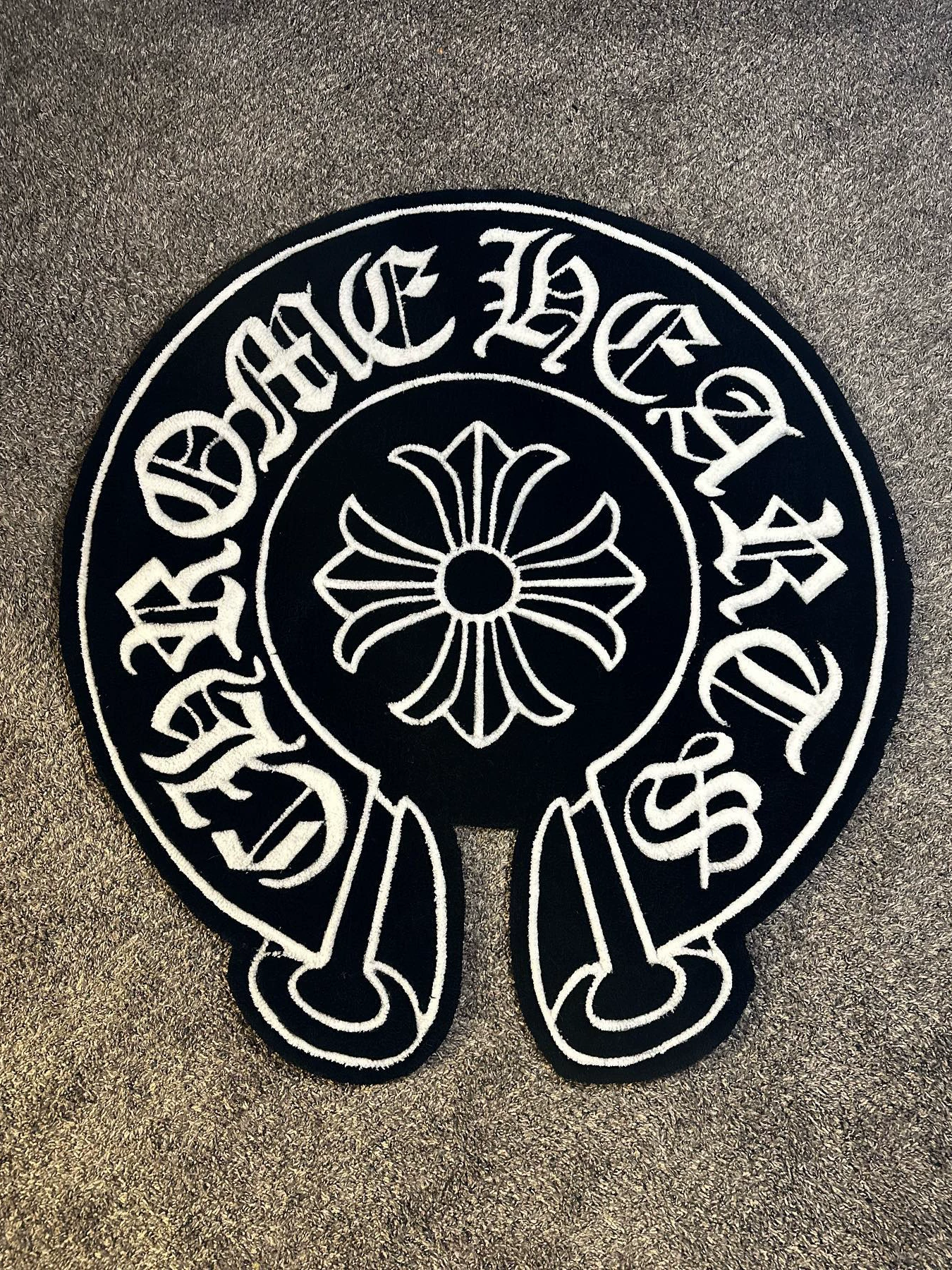 Round Carpet Trendy Brand Home Living Room Decorative Mat Bedroom Live Broadcast Room Studio European and American Light Luxury Floor Mat American Style