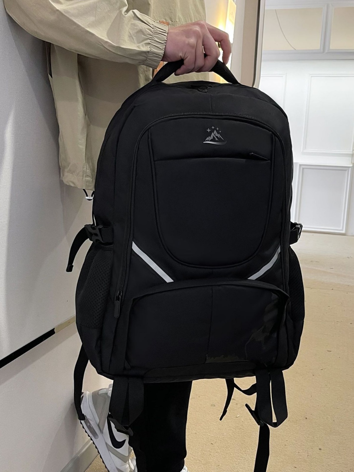 New Trendy Men's Backpack, Business Commuting, College Student Computer Backpack, Outdoor Travel Large Capacity Backpack