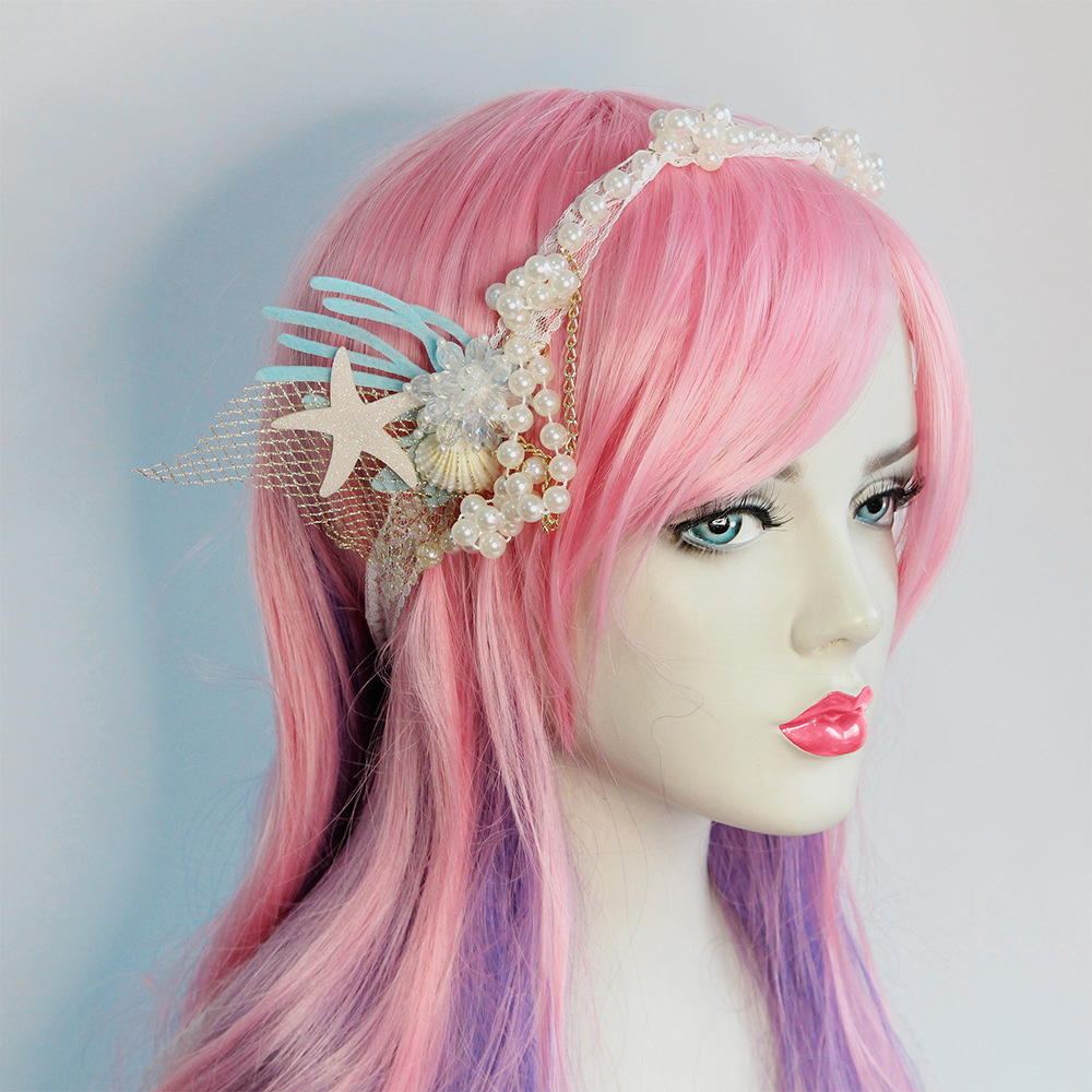 Mermaid Hair Accessories Coral Shell Shape Hair Belt Seaside Beach Travel Party Accessories FD-105