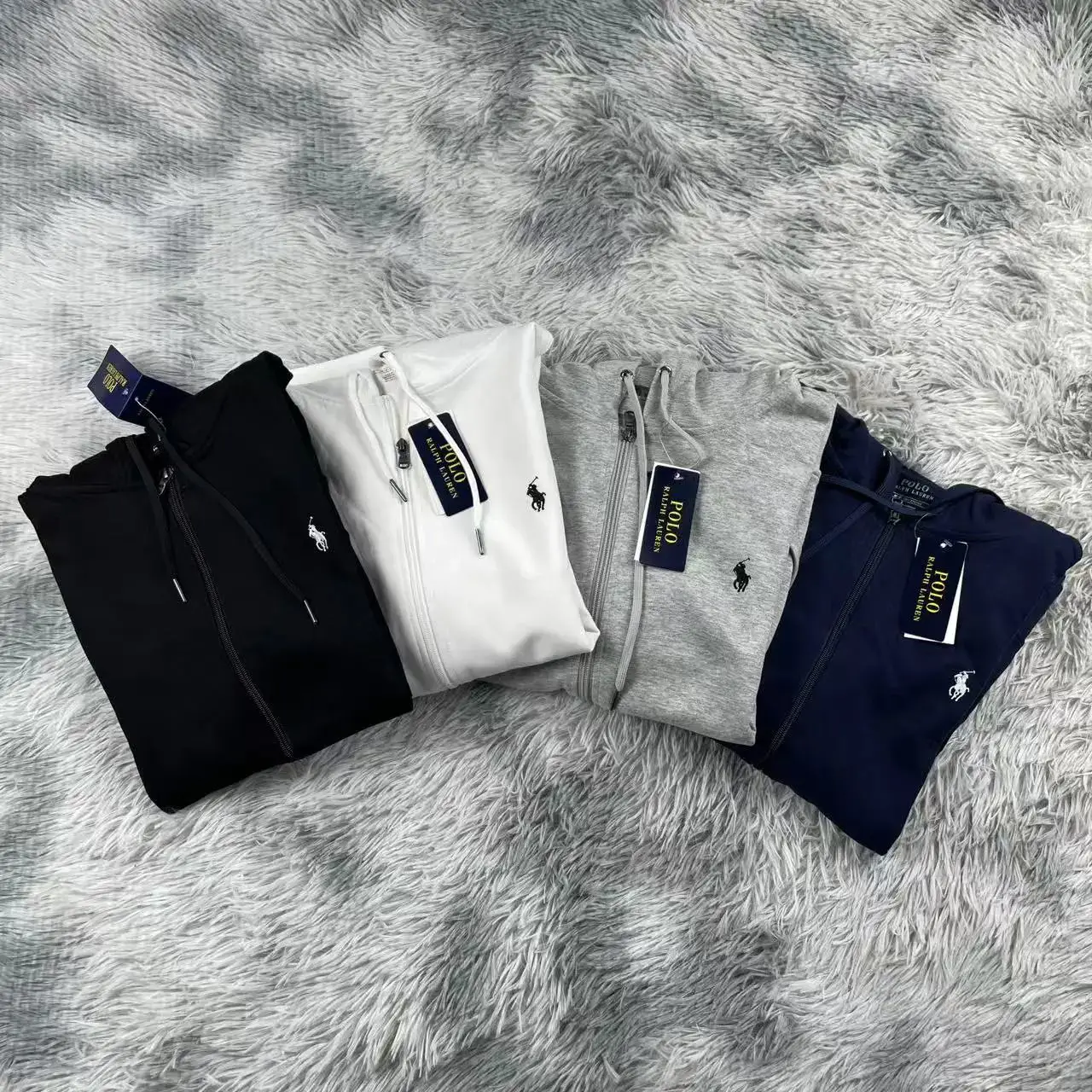 Polo Ralph Lauren Men's Zip Hoodie Classic Pony Embroidered Logo