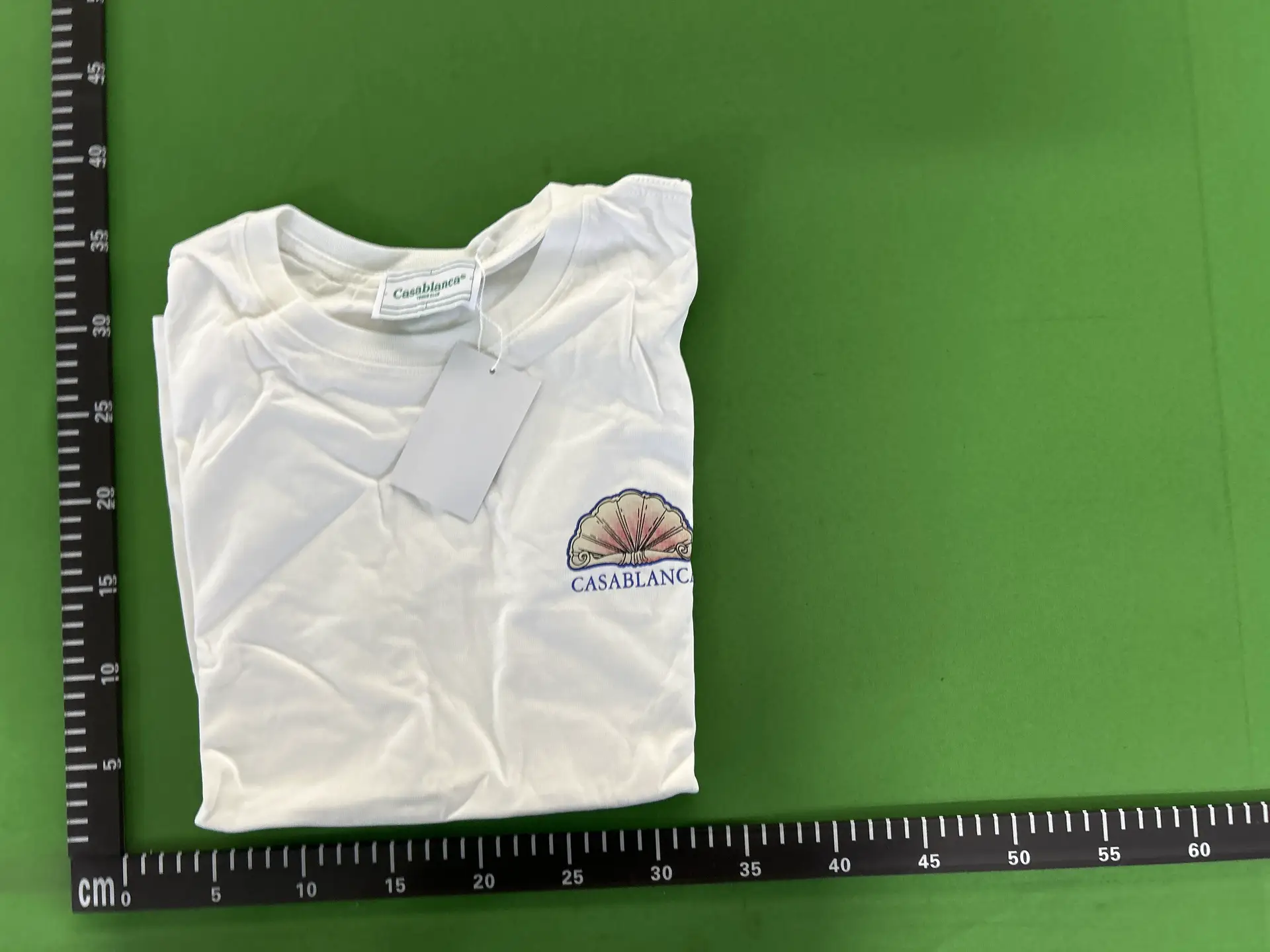 Casablanca White Shell Print T-Shirt