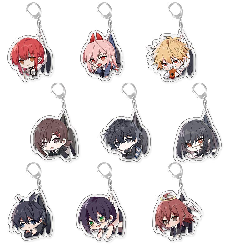 Chainsaw Man Chain Saw Man Marchi Malei Sepava Secondary Cartoon Animation Peripheral Acrylic Keychain Pendant
