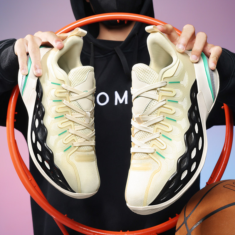 2026 New Basketball Shoes, Low-Top Professional Practical Basketball Shoes, Shock-Absorbing Air Cushion, Non-Slip, Wear-Resistant Sports Shoes for Men and Women