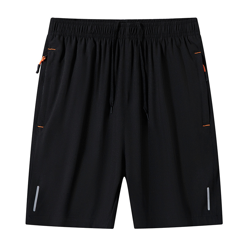 Men's Shorts Summer Ice Silk Sports Quick-Drying Pants Loose 5-Point Large Pants Outer Wear Beach Casual Mid-Pants Wholesale