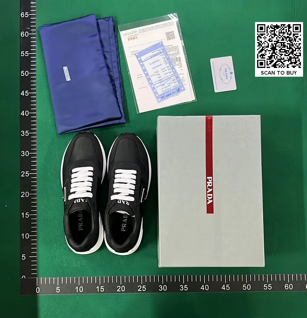 现货P家运动鞋新款三角标休闲真皮系带低帮齿轮厚底男跨境外贸 QC