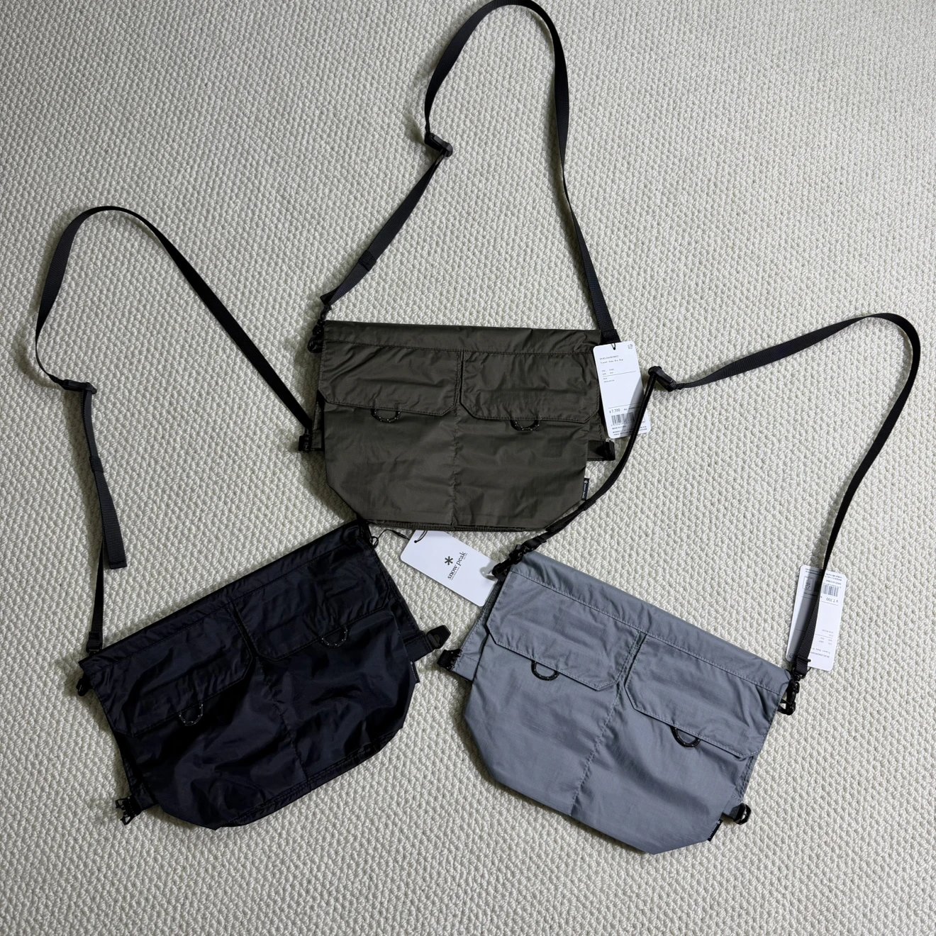 【原厂现货】Snow雪峰户外旅行防水单肩包男女手提两用包