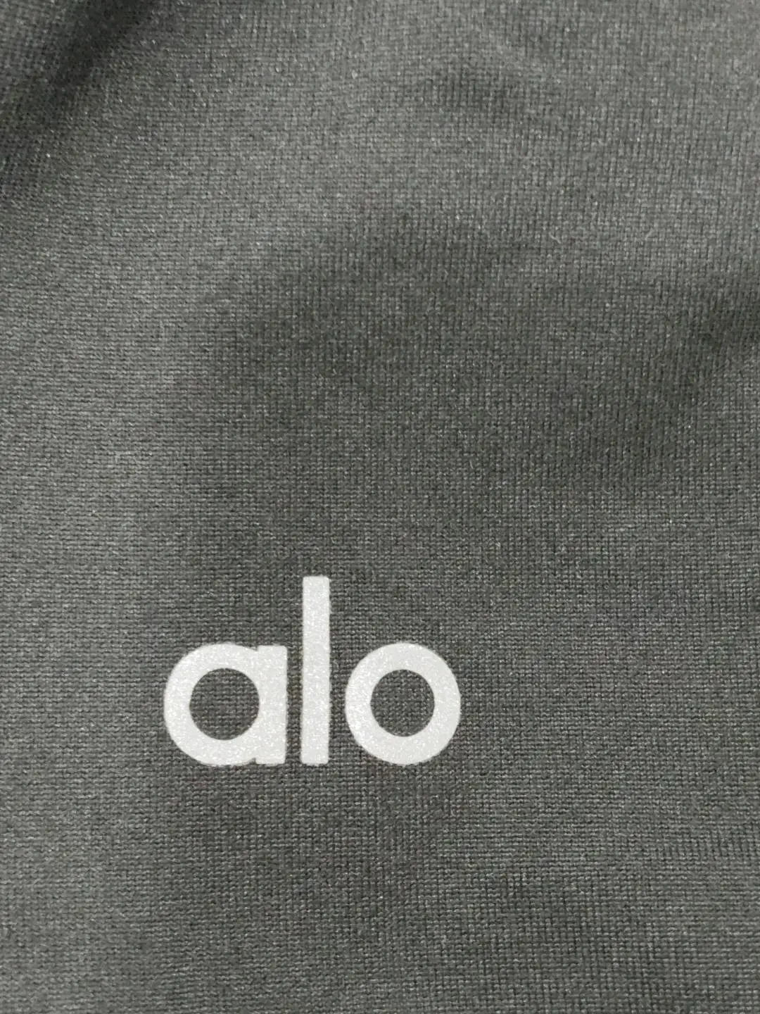 DB alo - 1/4拉链设计/打底-健身/科技亲肤面料 - 海蓝色/黑色长袖T恤