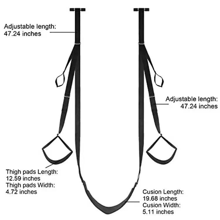 Foreign trade adult SM nylon cushion type door Carmen swing men and women swing sex toys factory wholesale