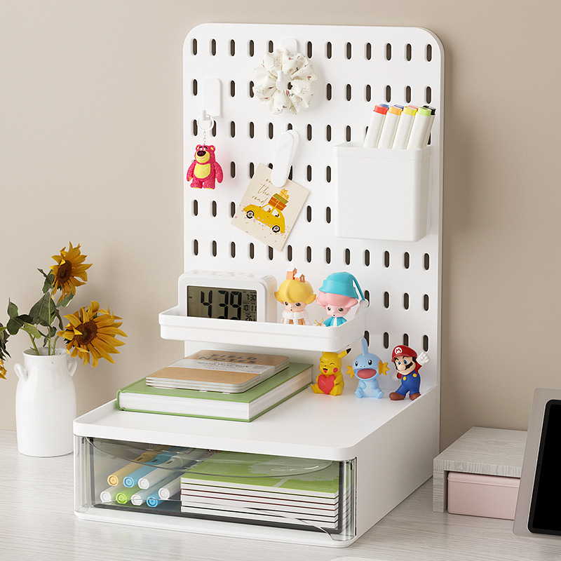 Desktop Storage Box Cave Board Drawer Vertical Student Dormitory Office Station Storage Artifact Desk Fidelity Rack