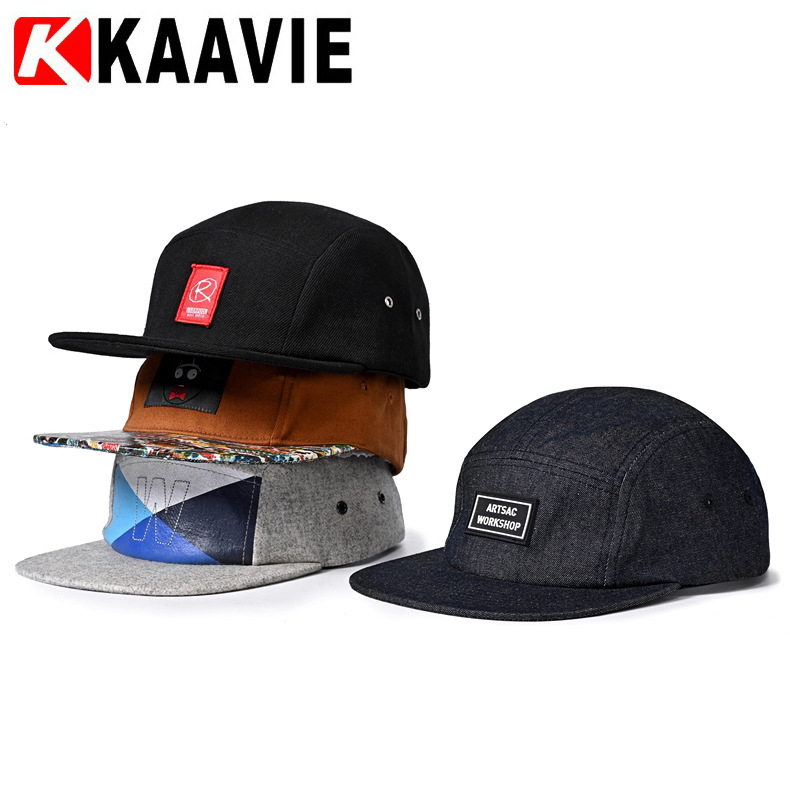 Popular Rubber Stamp Hip-Hop Hat Customized New Embroidered Flat-Brimmed Hat Fashion Trendy Brand Male Hippop Hat Logo Processing