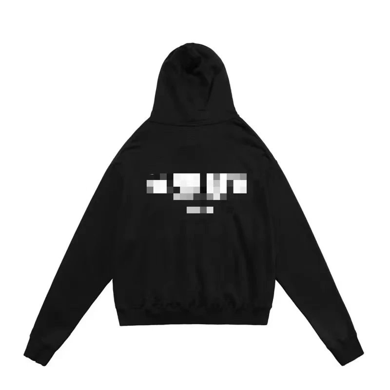简约字母logo高街连帽卫衣